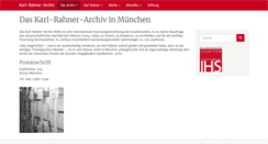 Desktop Screenshot of karl-rahner-archiv.de