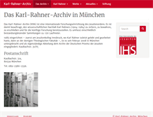 Tablet Screenshot of karl-rahner-archiv.de